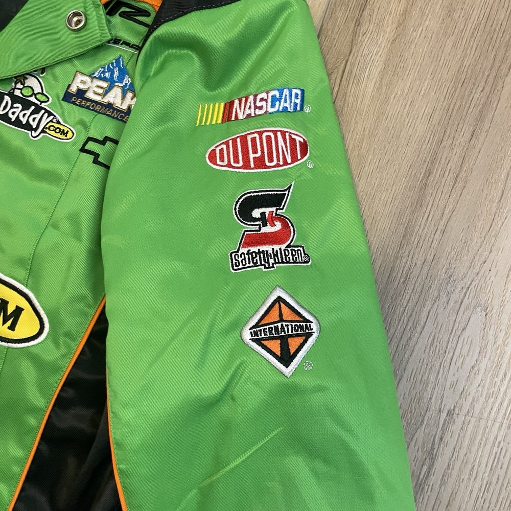 Chase Authentics NASCAR Danika Patrick Go Daddy Jacket Green Size Large - Picture 5 of 13